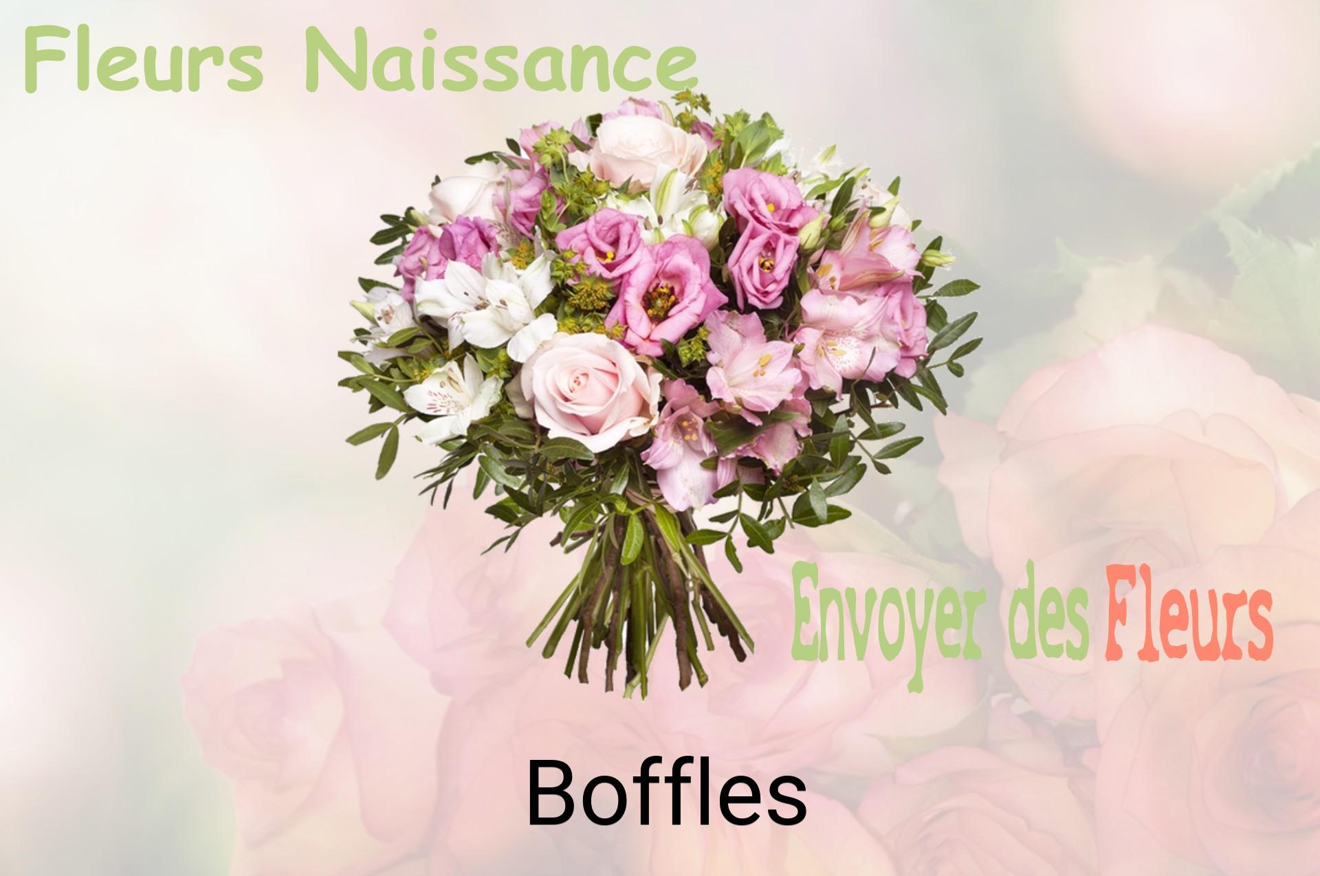 Bouquet de fleurs de naissance livré à Boffles